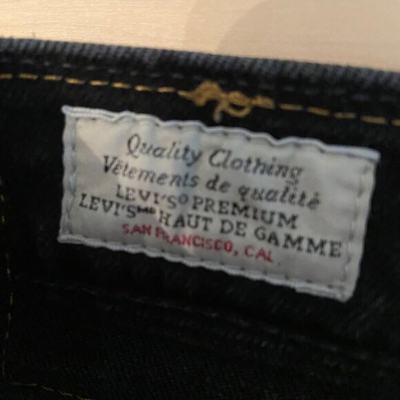 Levis 502 Premium Mens Black Denim Jeans W34 comfortable stretchy casual - Picture 5 of 12